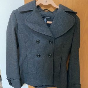 Grey Peacoat New York & Company